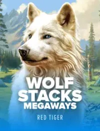 wolf stacks megaways slot logo